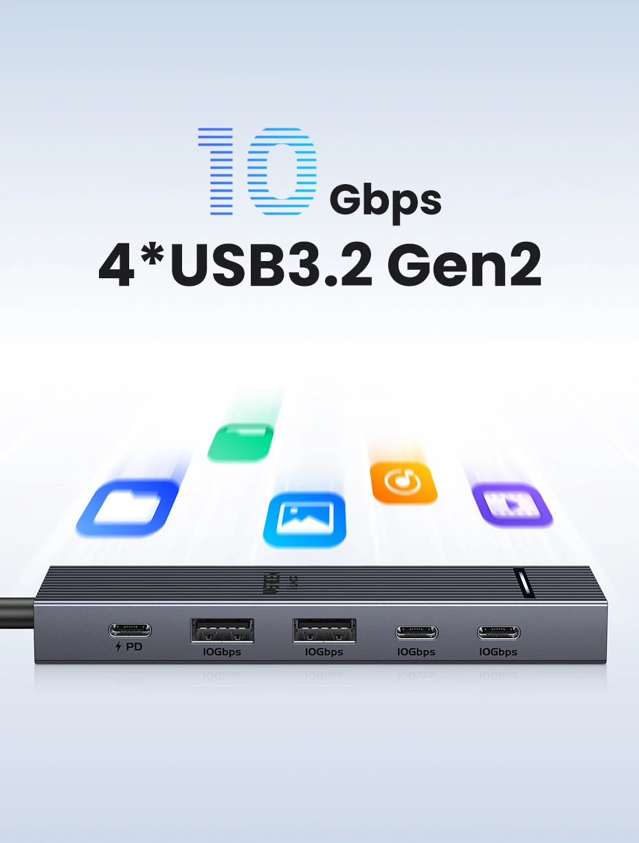 10 Gbps y USB 3.2 Gen 2