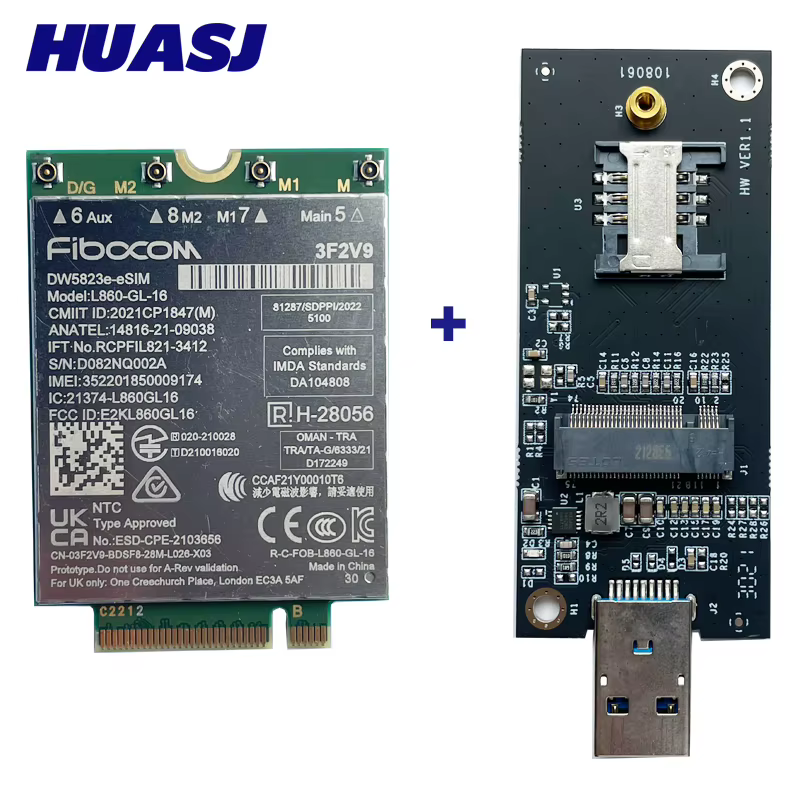 Intel XMM 7560R eSIM 4G LTE CAT16 con módem NGFF M.2 para portátil - imagen 2