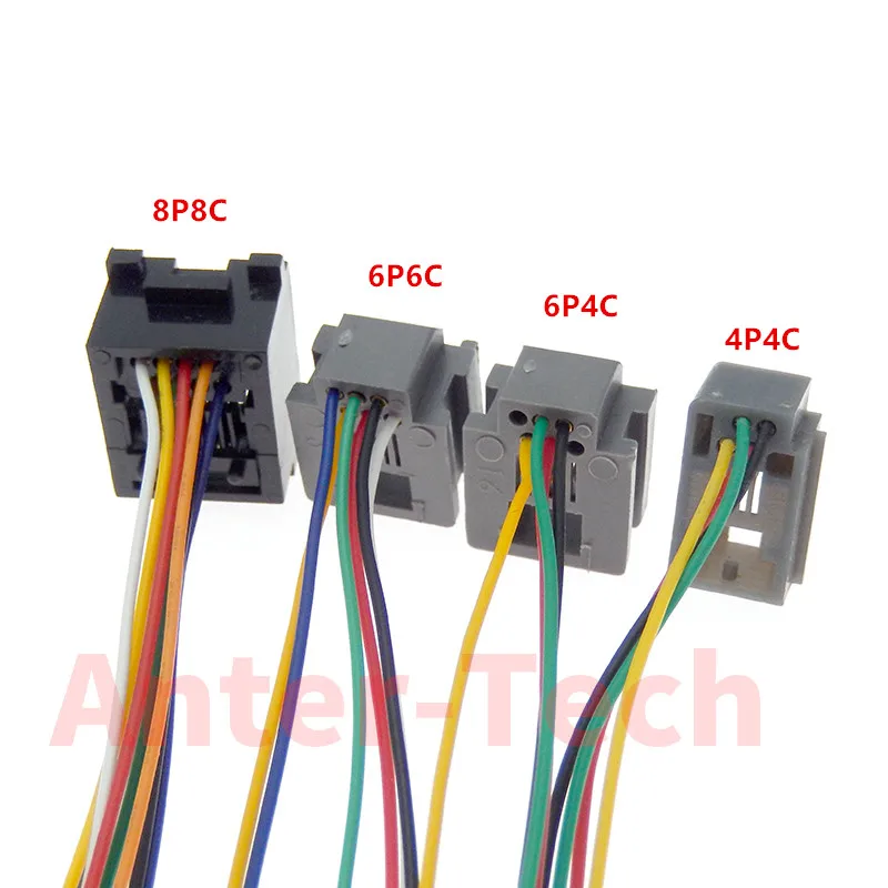 Kit de conectores RJ hembra diversos