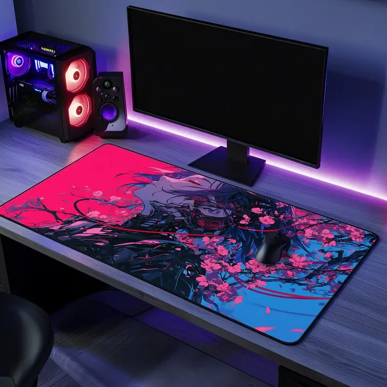 Alfombrilla Ratón XXL Anime Sakura Gaming y Oficina Antideslizante - imagen 4