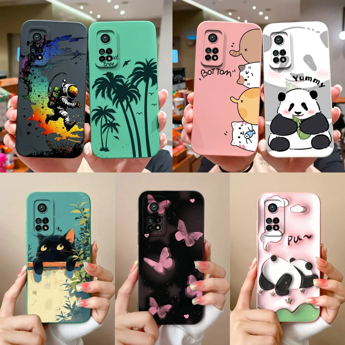 Funda de Silicona Líquida Xiaomi Mi 10T Pro – Diseño Animal