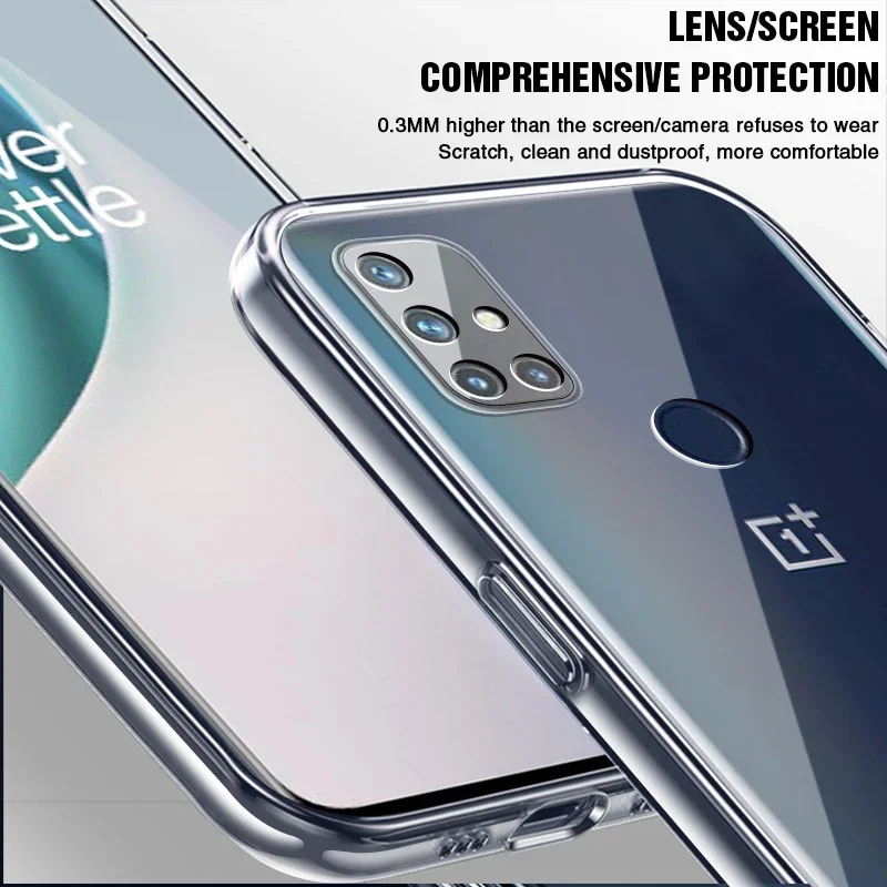 Funda Silicona OnePlus Nord 2 CE N10 N100 - Transparente Antigolpes - imagen 5