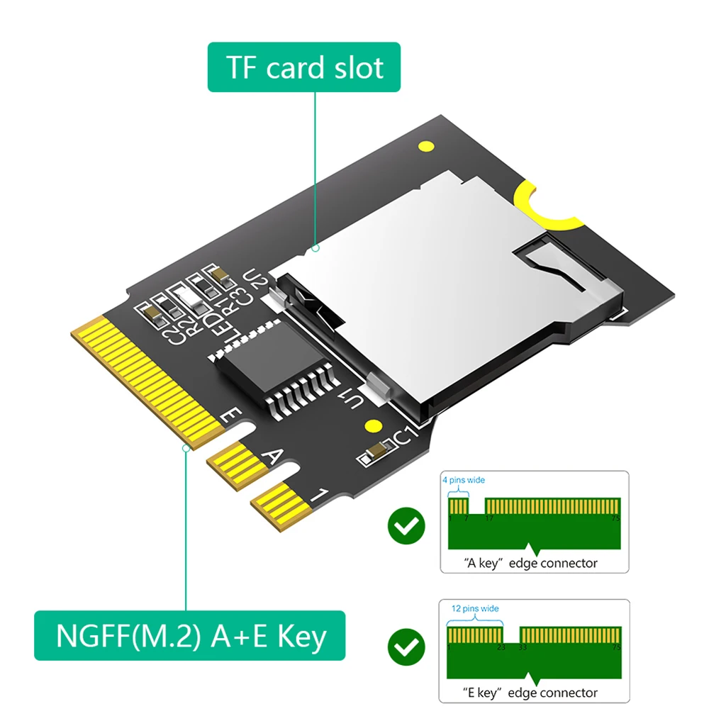 Adaptador microSD SDHC/SDXC a M.2 NGFF 2230 para portátil - imagen 4