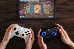 8BitDo Ultimate - Mando inalámbrico 2.4G con base de carga para PC Steam Android