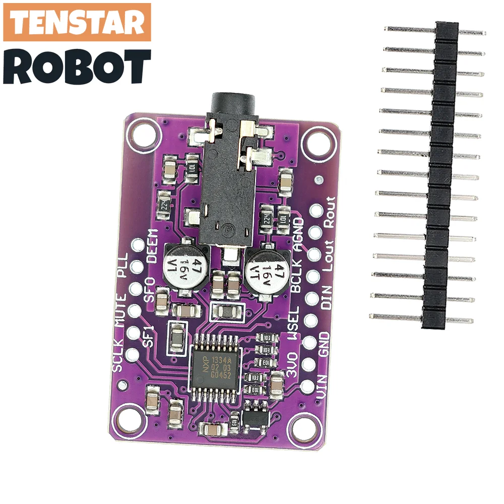 TENSTAR UDA1334A DAC I2S Módulo Audio Estéreo para Raspberry Pi - imagen 2
