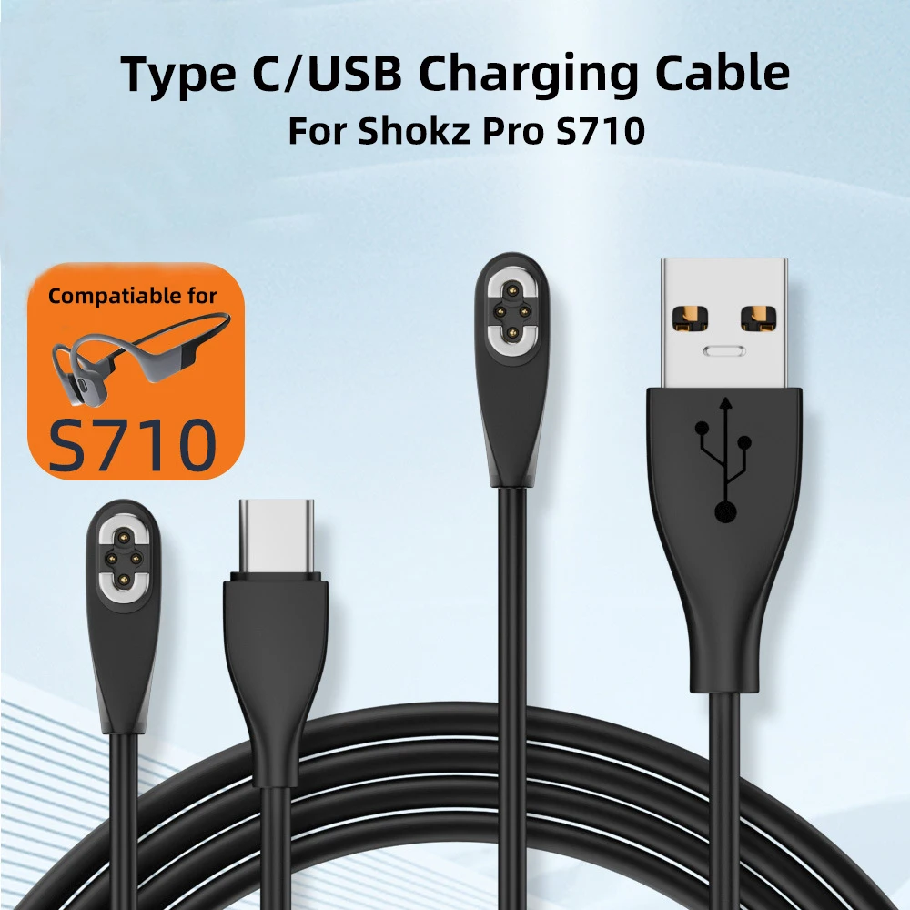 Cable de carga magnético USB-C para auriculares Shokz