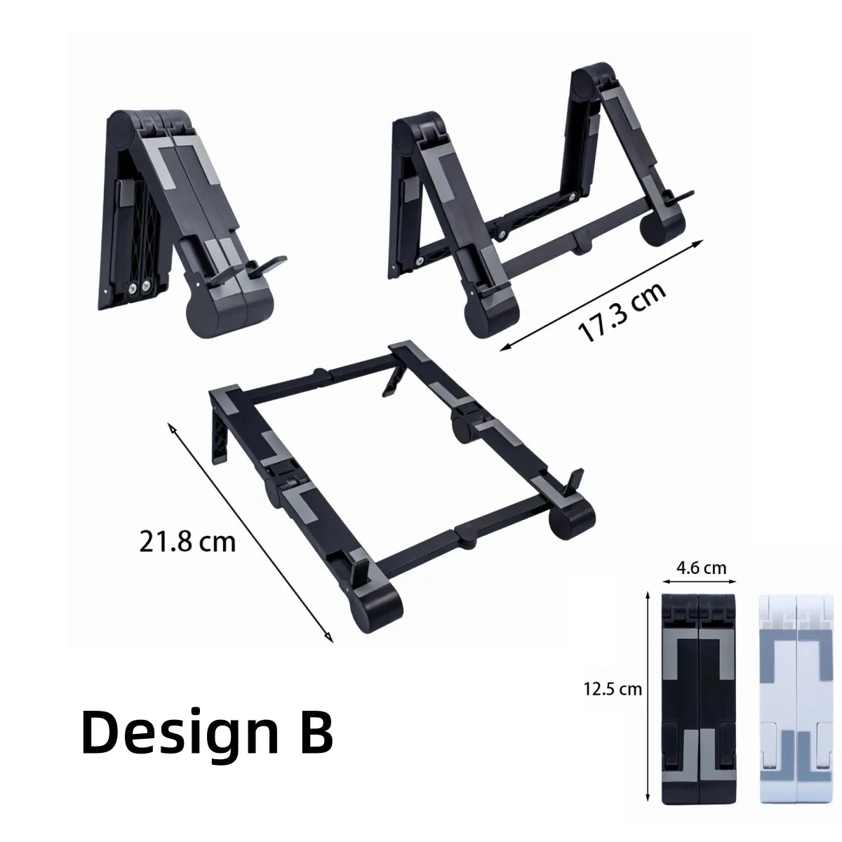 Soporte Elevador Plegable para Portátil – Base de Escritorio - imagen 2
