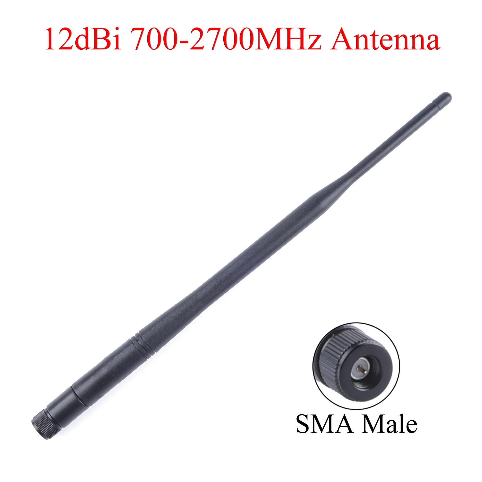 Antena 4G LTE vista lateral con detalle del diseño