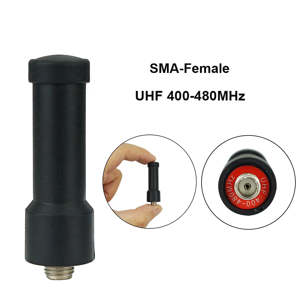 Antena compacta UHF para walkie talkie