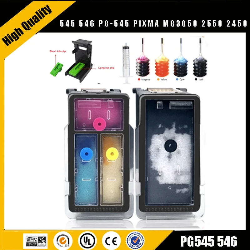 Cartucho Tinta Recargable Canon PG545 CL546 – Pixma MG3050 - imagen 4