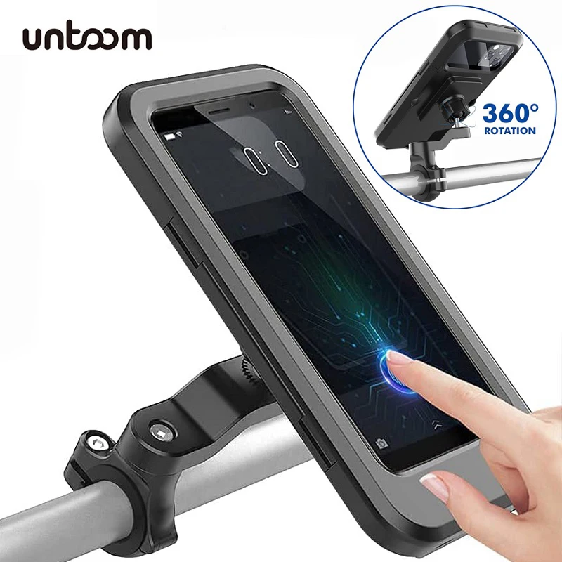 Soporte Impermeable Teléfono Bicicleta Montaje Manillar