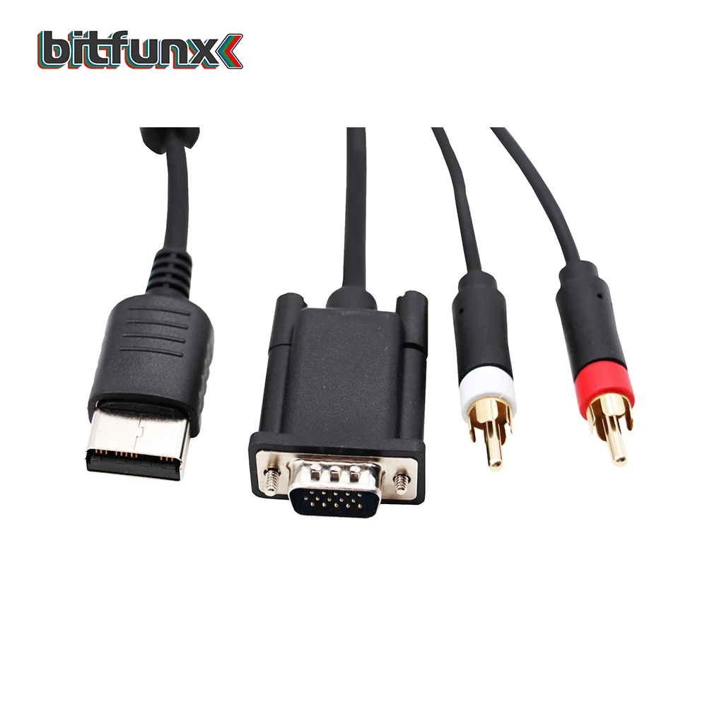 Adaptador RCA de 3,5mm a 2 macho para Dreamcast