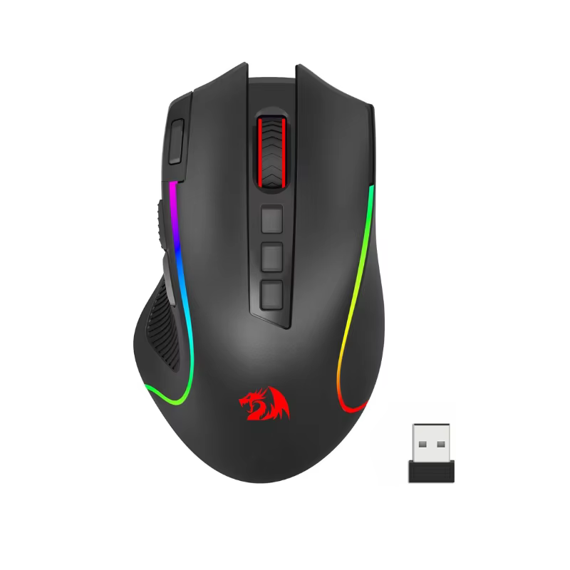 Ratón Gaming Inalámbrico Redragon RGB – Ratón Óptico Programable
