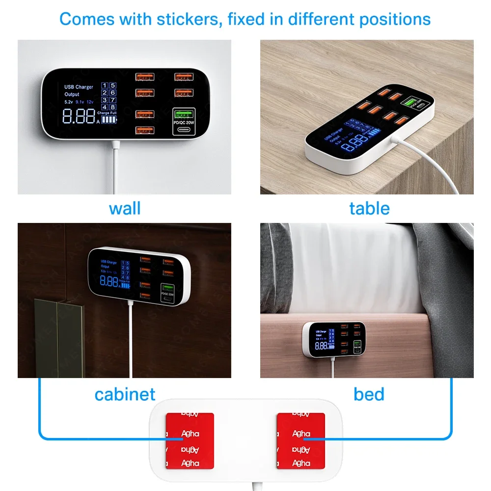 Cargador USB Carga Rápida con HUB – Viaje Móvil - imagen 3