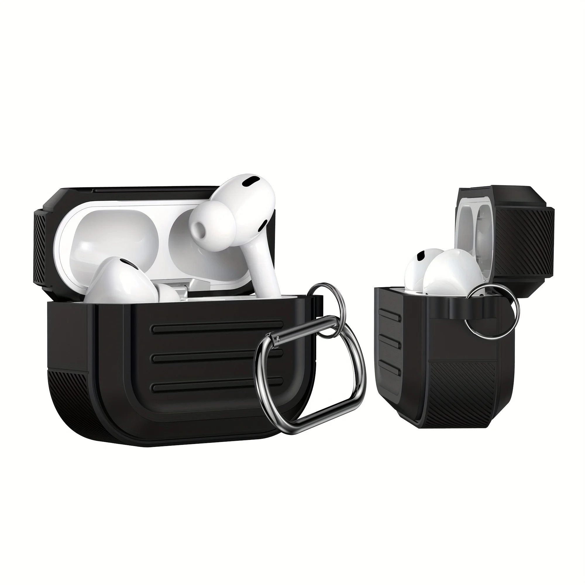 Funda Apple AirPods 1/2/3/Pro Silicona TPU con Gancho - imagen 5