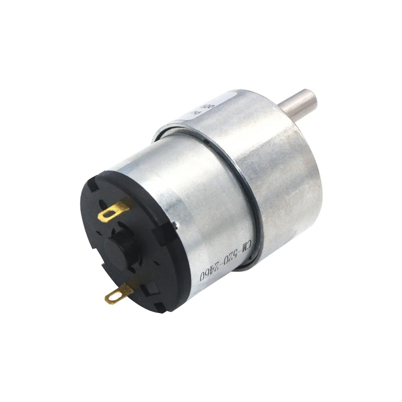 Motor eléctrico alto torque con caja de engranajes y soporte aluminio - imagen 3