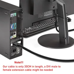 Cable DVI-D doble enlace macho a macho para monitor