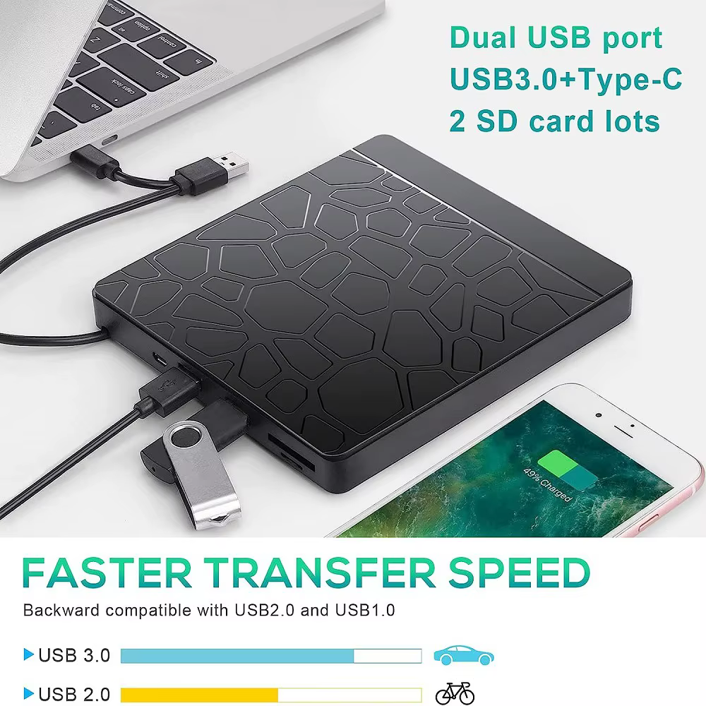 Conexiones del hub USB