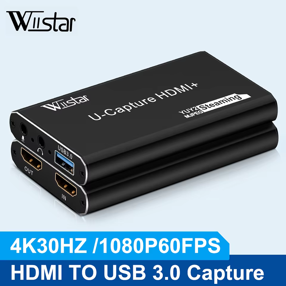 Tarjeta de captura Wiistar HDMI USB 3.0