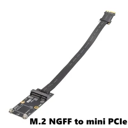 Adaptador Mini PCIe a M.2 NGFF con llave A E y cable de extensión