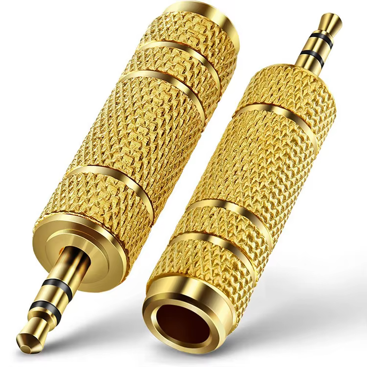 Conexión macho a hembra para audio profesional