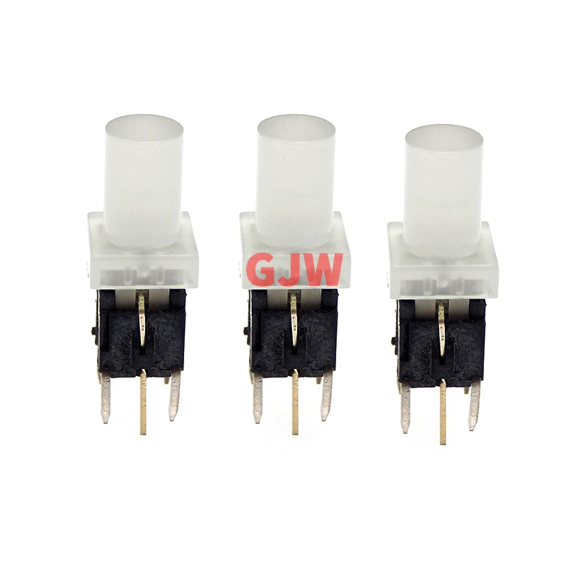 interruptores LED rojos y amarillos