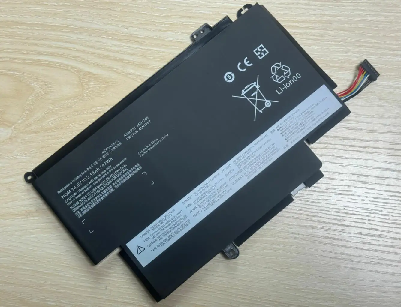 Batería instalada en ThinkPad