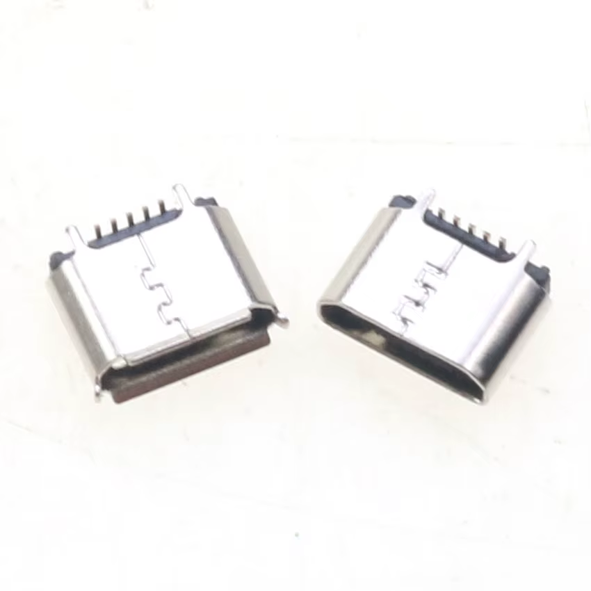 Cltgxdd Conector USB 5P Hembra Vertical 180grados SMT - Antipolvo - imagen 5
