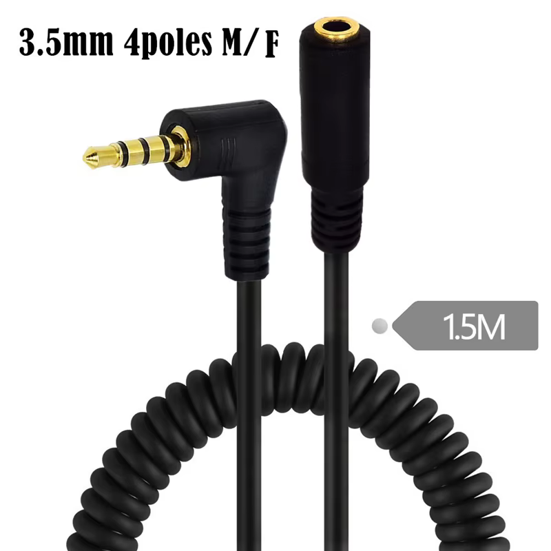 Cable enrollado en espiral para mostrar diseño
