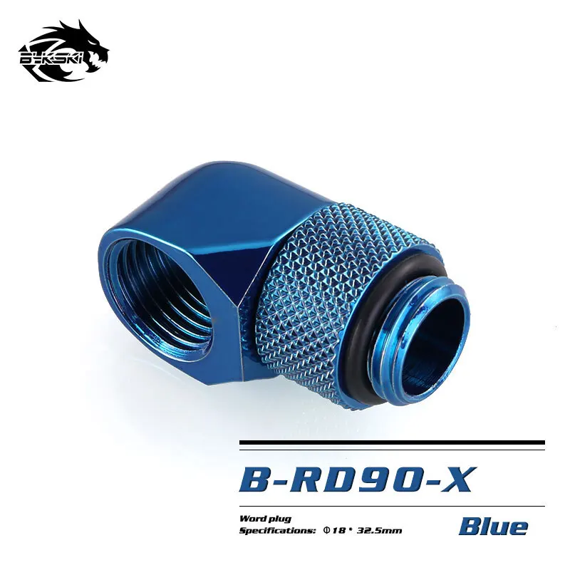 BYKSKI Codo 90° G1/4 Latón – Refrigeración Líquida PC - imagen 3