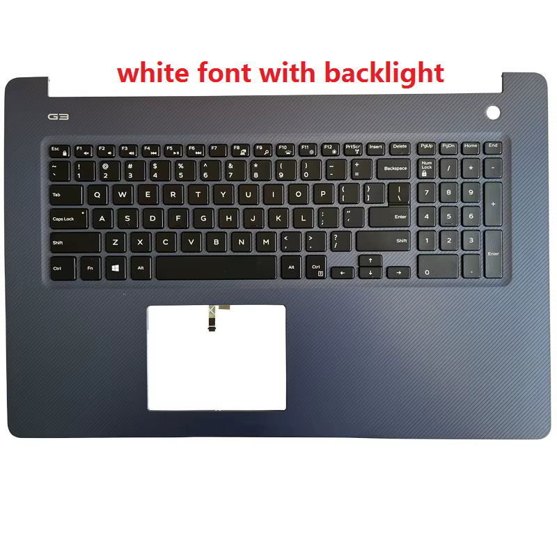Teclado Lemonyy para Dell Inspiron G3 17 3779 5779 vista frontal