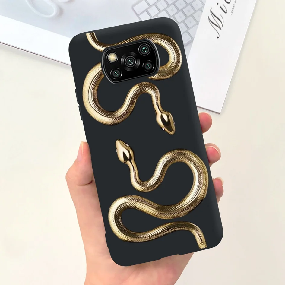 Funda de silicona con forma de mariposa para Xiaomi Poco X3 Pro NFC