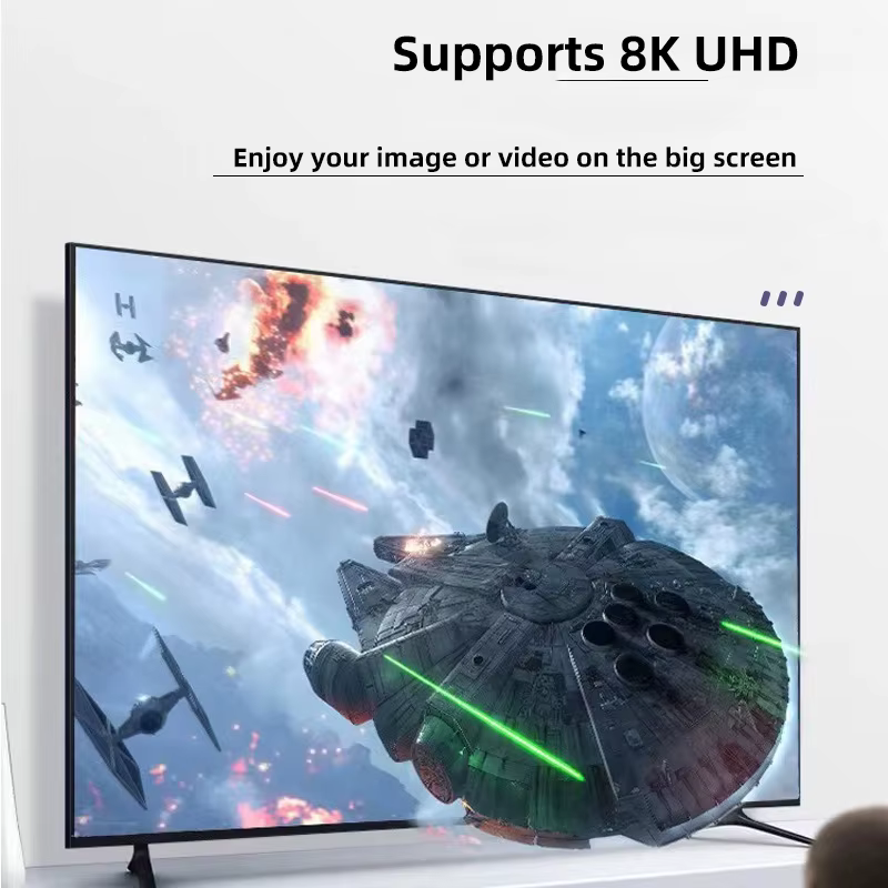 Adaptador Mini HDMI Macho a Hembra 8K 60 Hz Giratorio 180° - imagen 4
