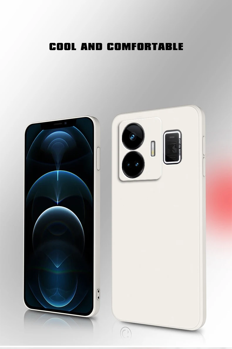 Funda transparente con protección de cámara