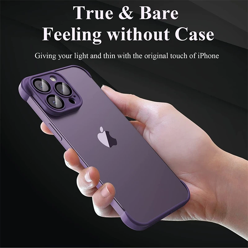 Funda iPhone 12-16 Pro Max/Plus 2 en 1 TPU – Protector Pantalla Vidrio - imagen 3