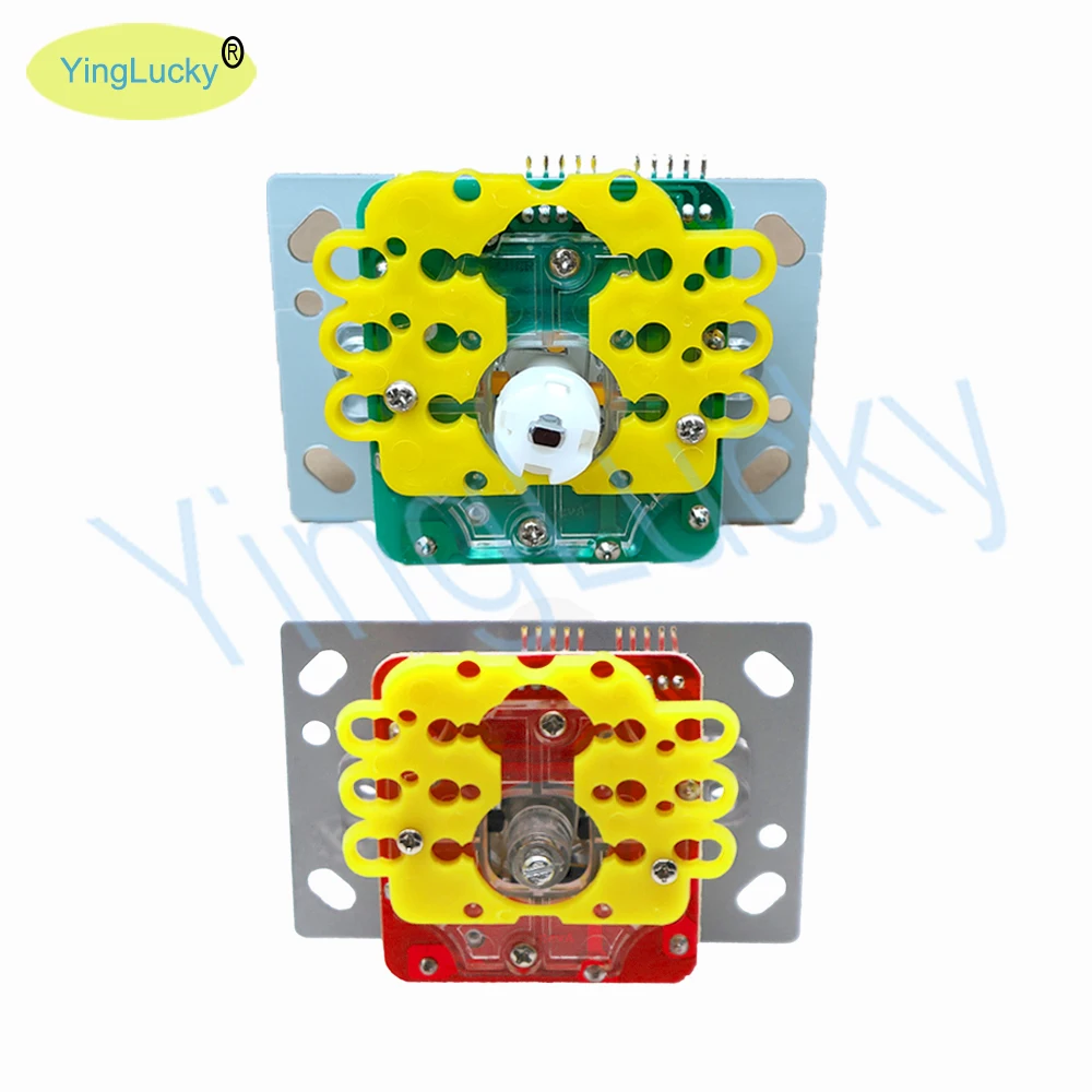 Vista inferior del joystick con cableado