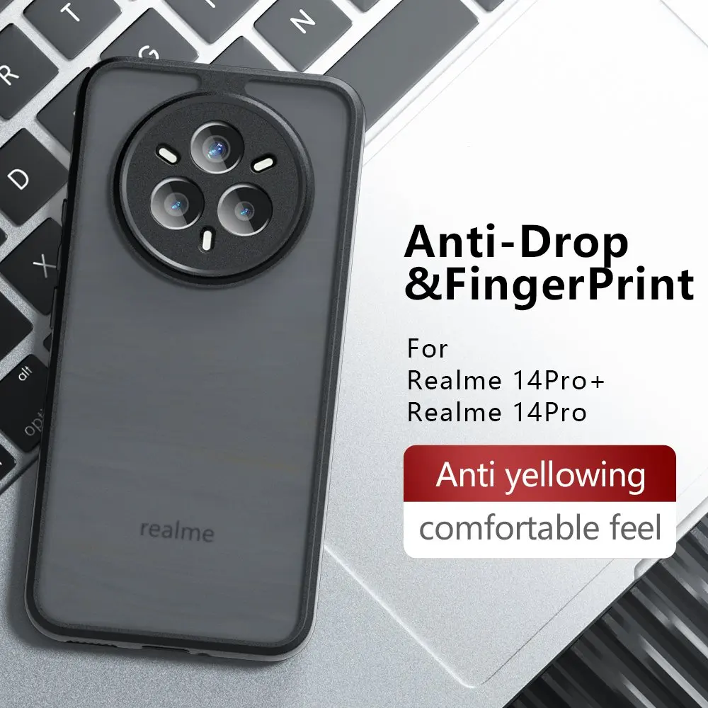 Funda Realme 14 Pro Plus Transparente PC TPU Híbrida Antigolpes - imagen 4
