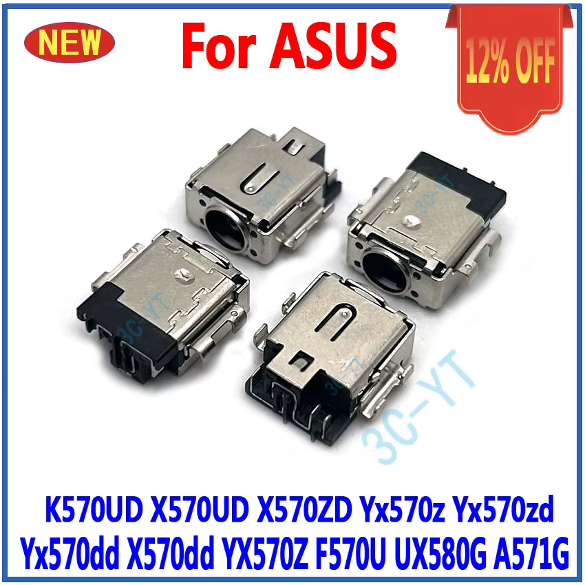 Vista frontal del conector