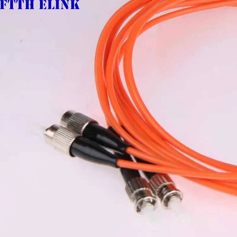 Cable Fibra Óptica FC-ST Multimodo 50/125 Micras 3mm Naranja