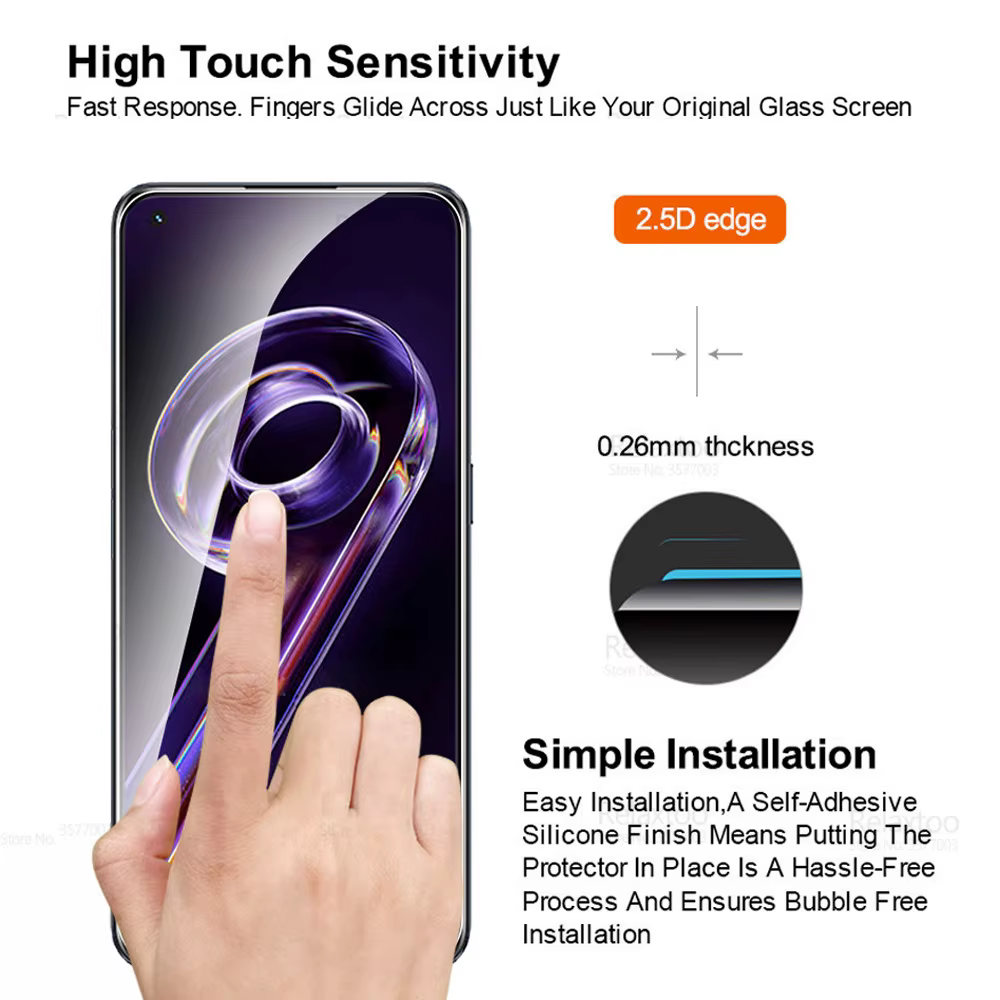 Protección cristal Realme 9 Pro 10H