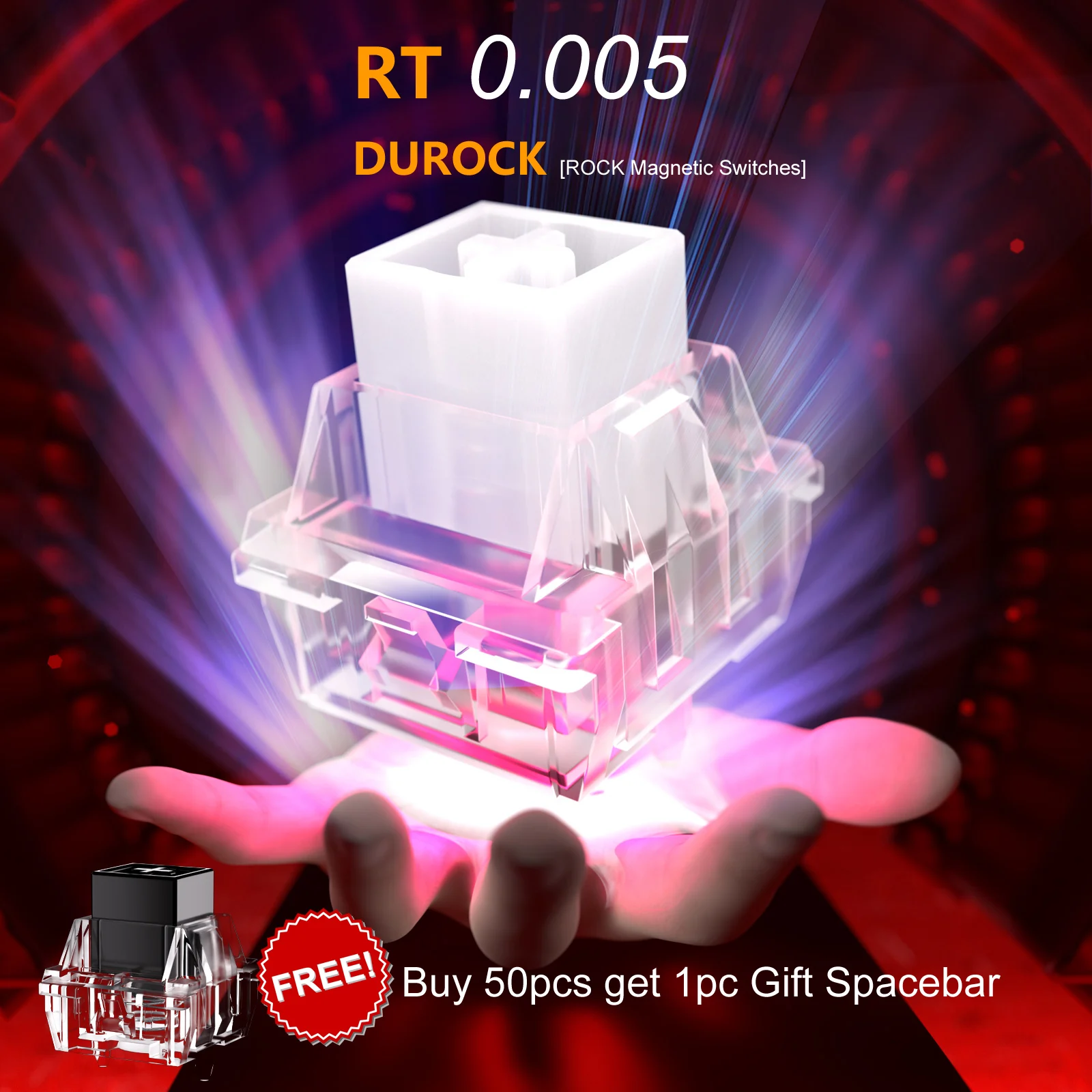DUROCK Interruptores Hall magnéticos HE para teclado mecánico - imagen 2