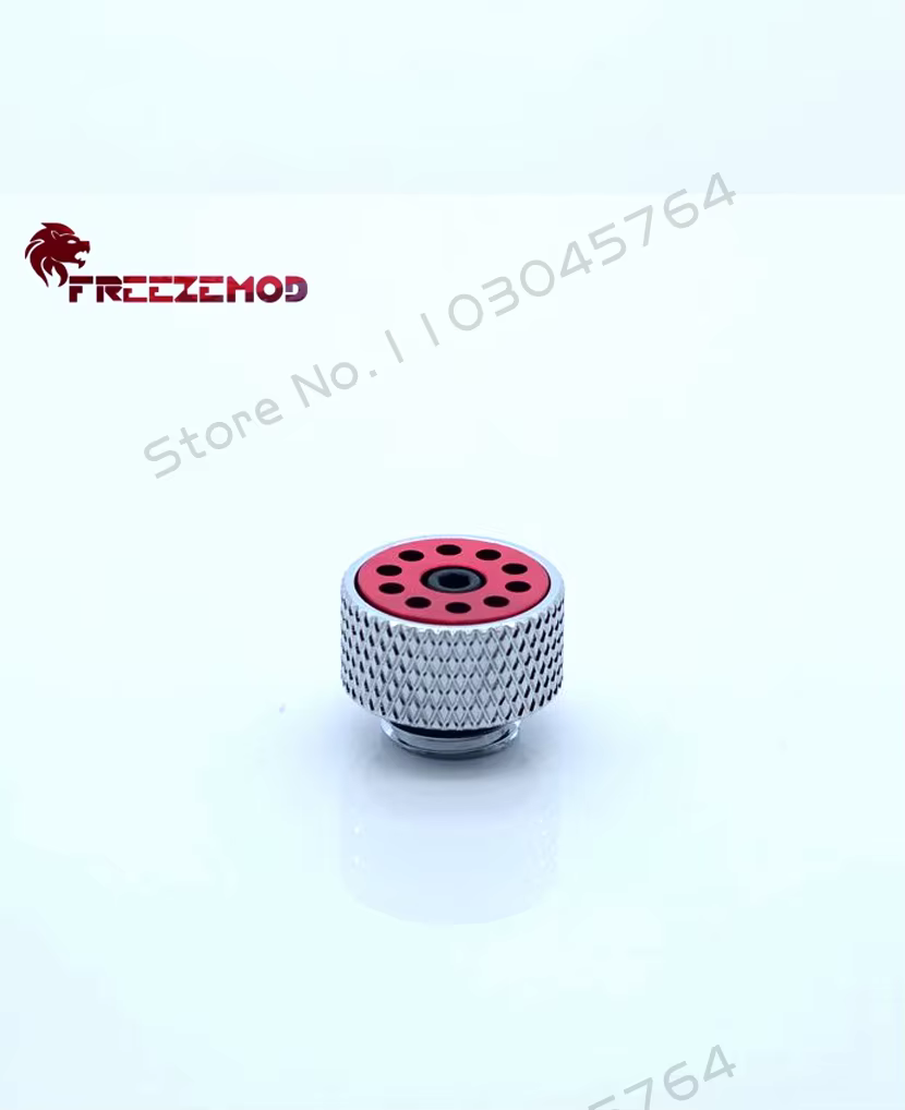 Válvula de escape FREEZEMOD instalada en un sistema de refrigeración líquida
