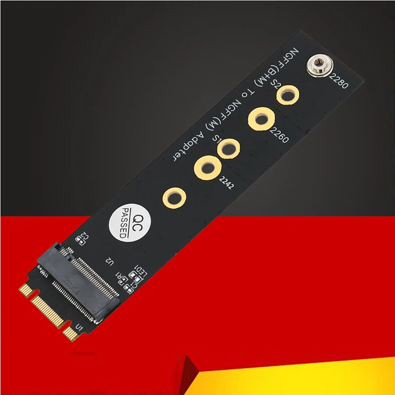 Adaptador NVMe M.2 vista frontal