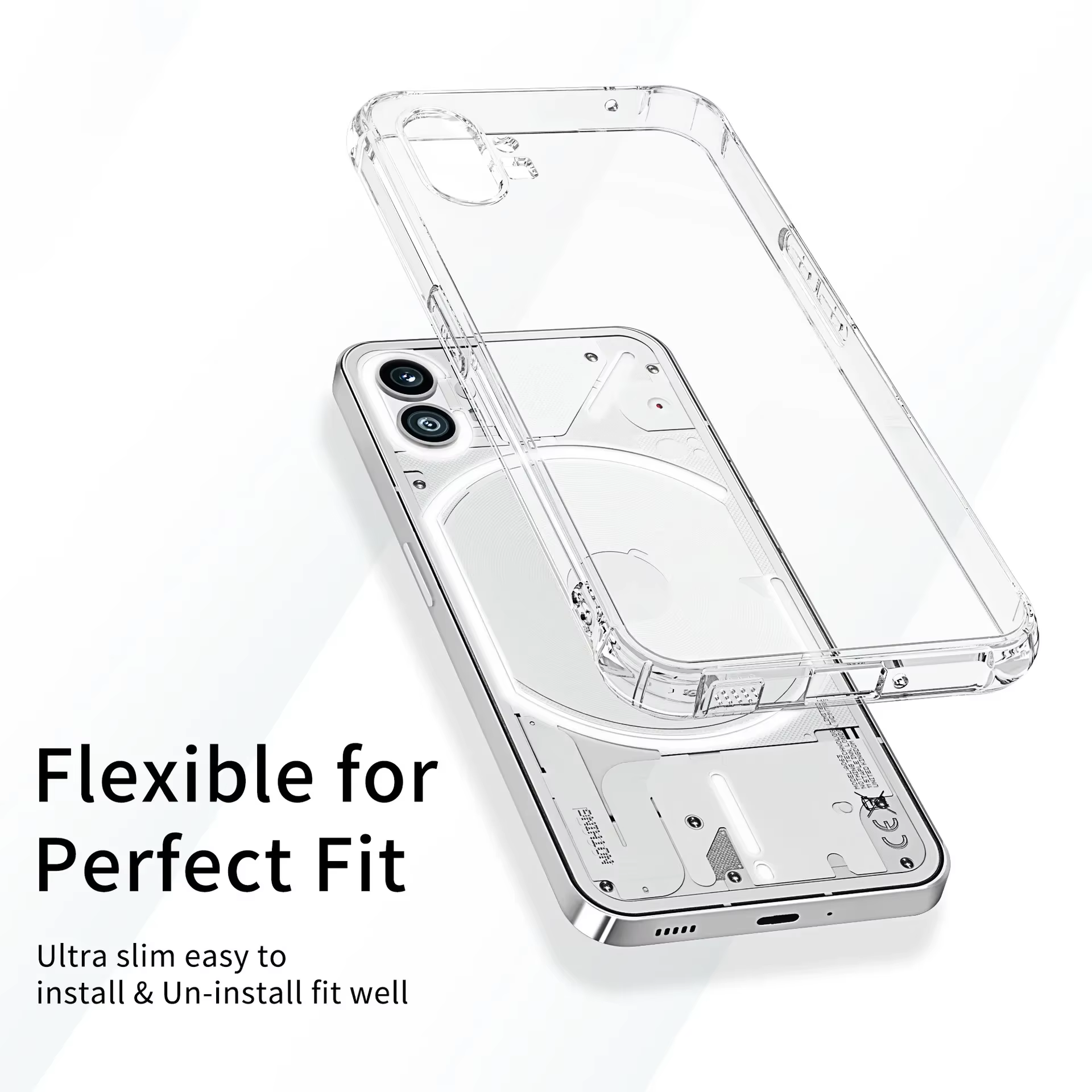 Funda Silicona Antigolpes Transparente para AirPods - imagen 4