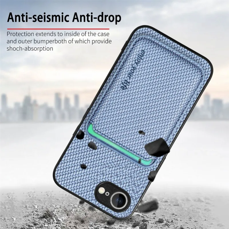 Funda Fibra Carbono iPhone 16E Carga Inalámbrica MagSafe - imagen 4