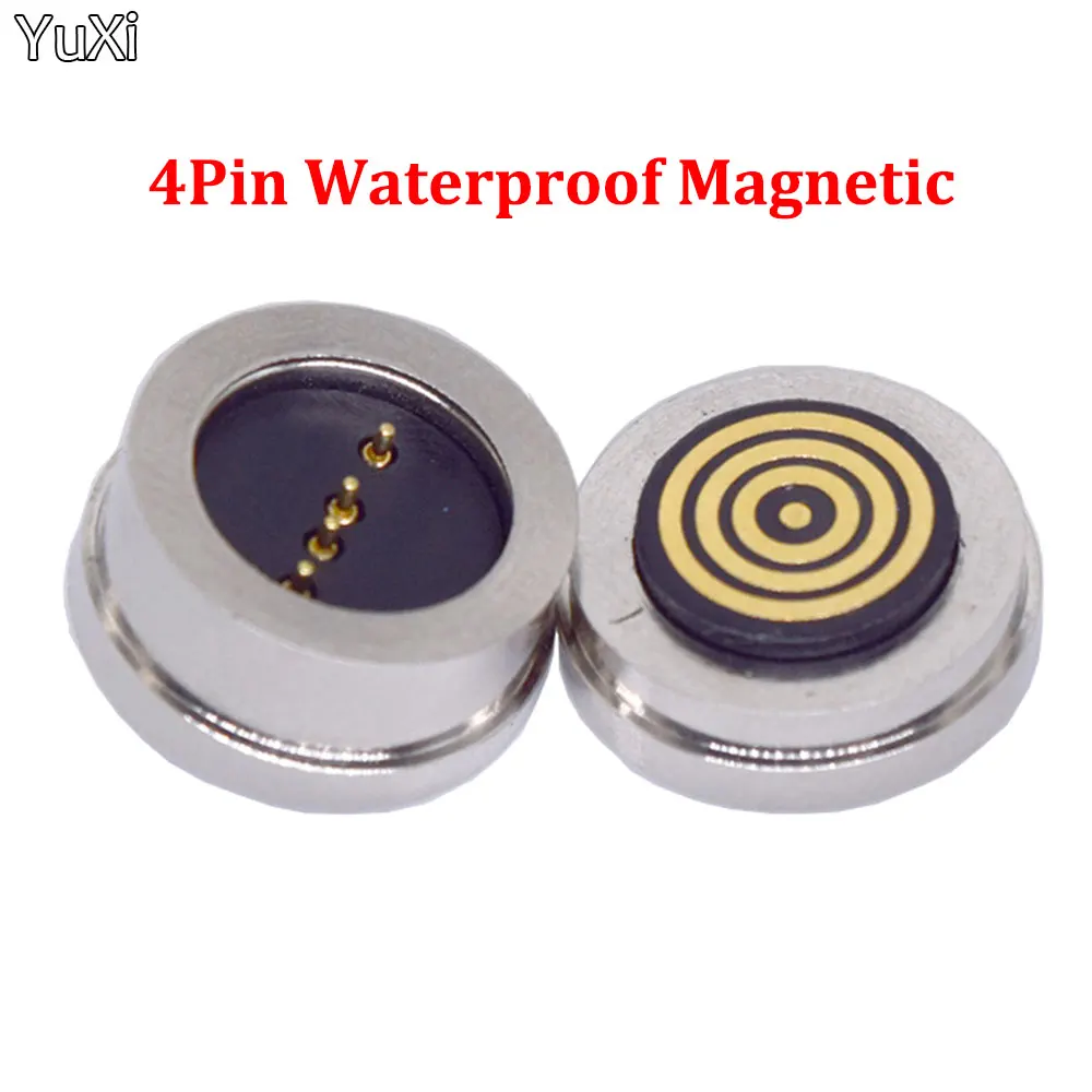 Conector Pogo Pin Magnético Impermeable Macho-Hembra Antivibración - imagen 2