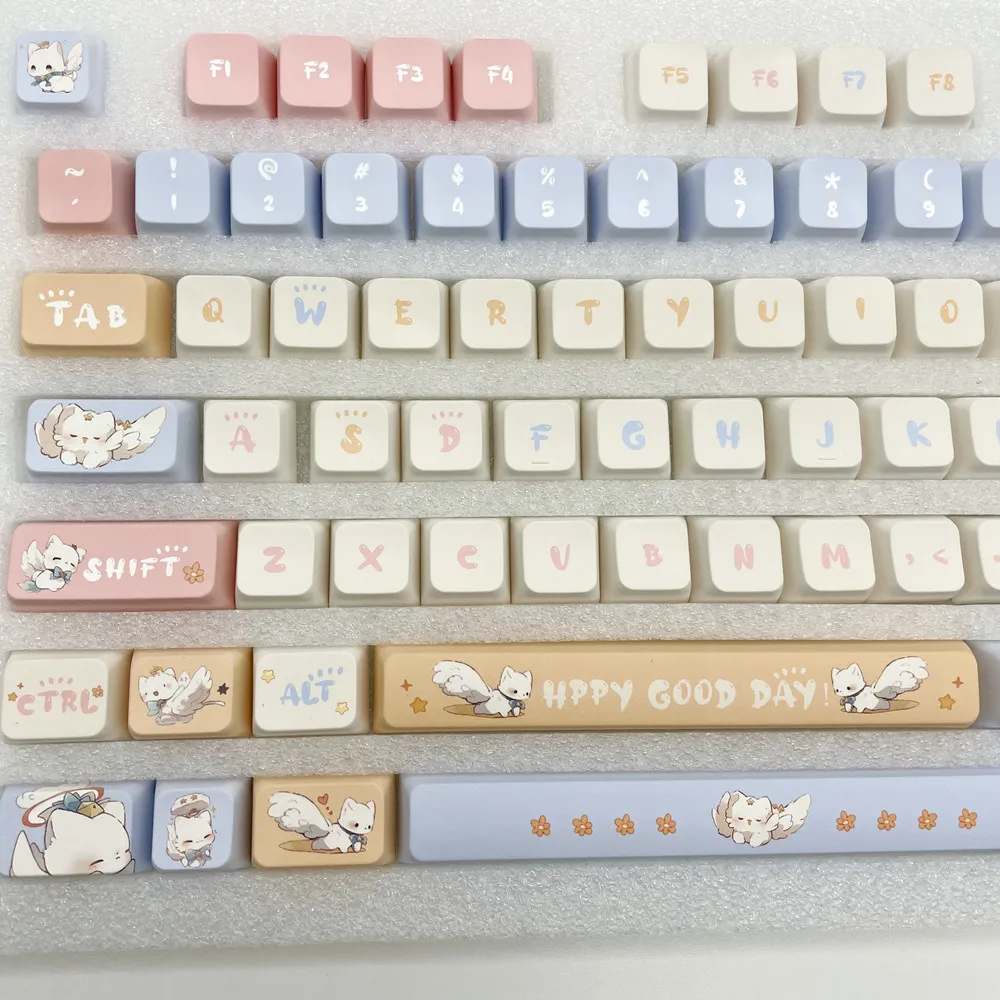 Detalle de teclas en teclado RK68