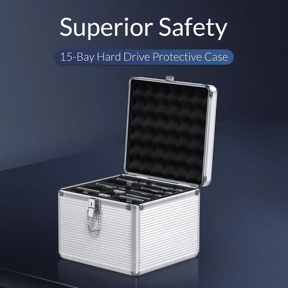 Caja Seguridad Aluminio Orico Disco Duro 3,5 Pulgadas - imagen 2
