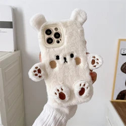 Funda Felpa Oso 3D iPhone 14/15 Pro – Prote Invernal