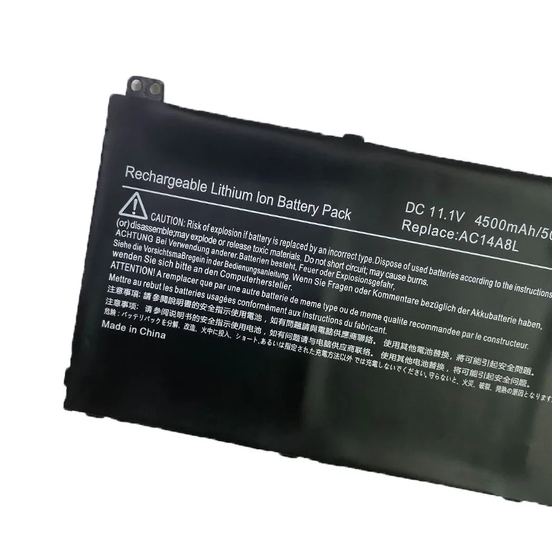 Batería instalada en un portátil Acer